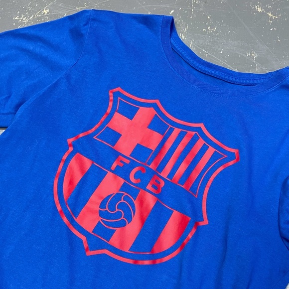 Nike Barcelona Soccer Shirt 832717-480 Small World Cup Spain FCB Royal Blue - Picture 3 of 8